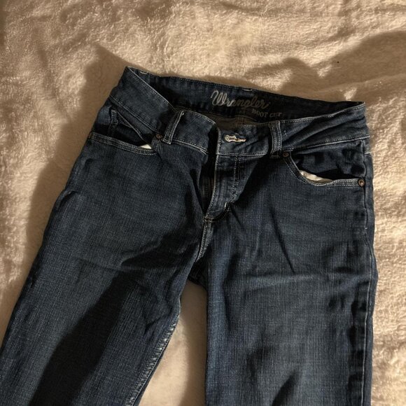 Women's Navy and Blue Jeans - Picture 2 of 4